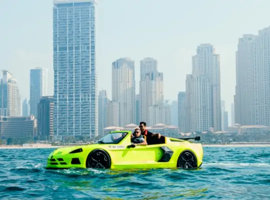 DUBAI WATER JET CAR GREEN